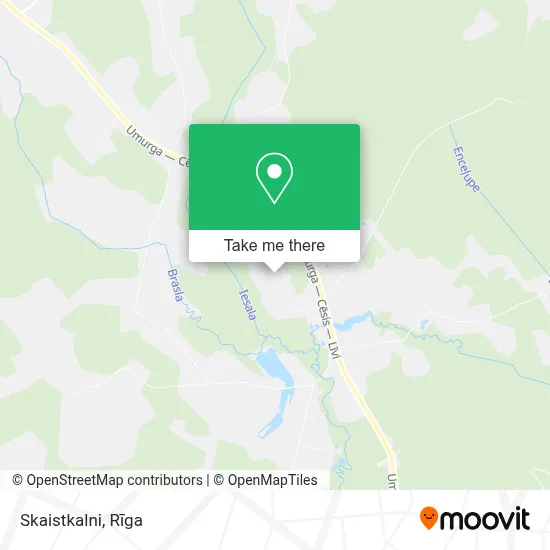 Skaistkalni map