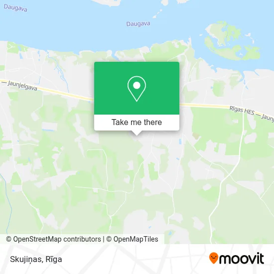 Skujiņas map