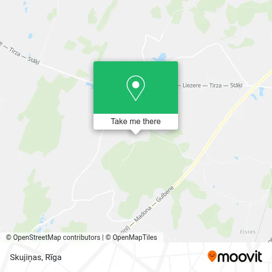 Skujiņas map
