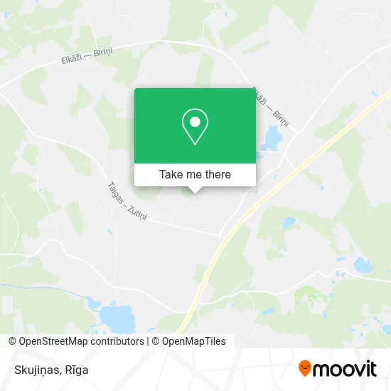 Skujiņas map