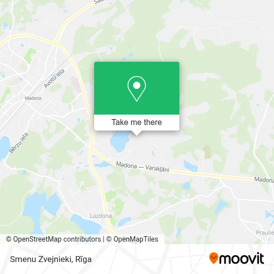 Smenu Zvejnieki map