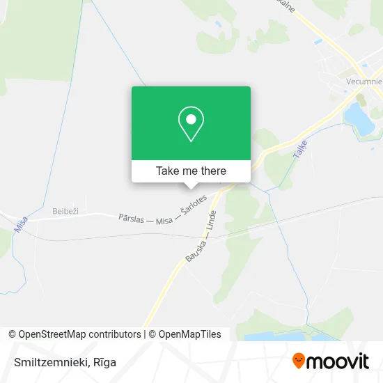 Smiltzemnieki map