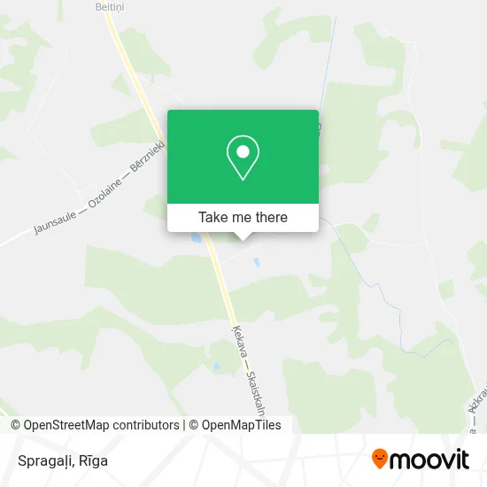 Spragaļi map