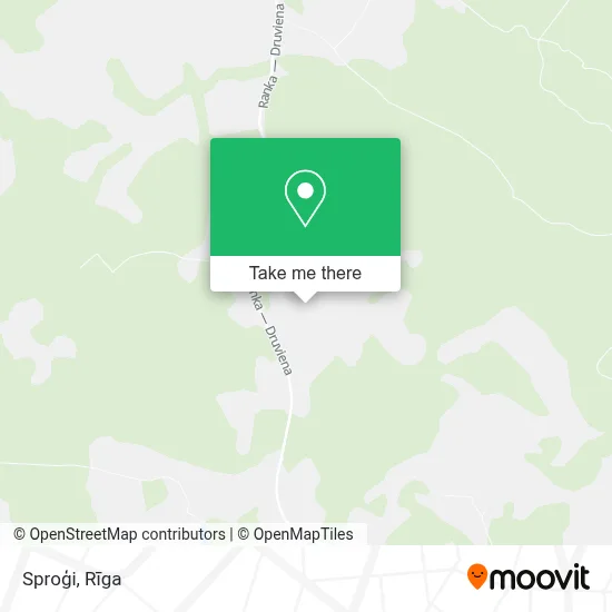Sproģi map