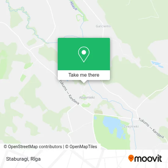 Staburagi map