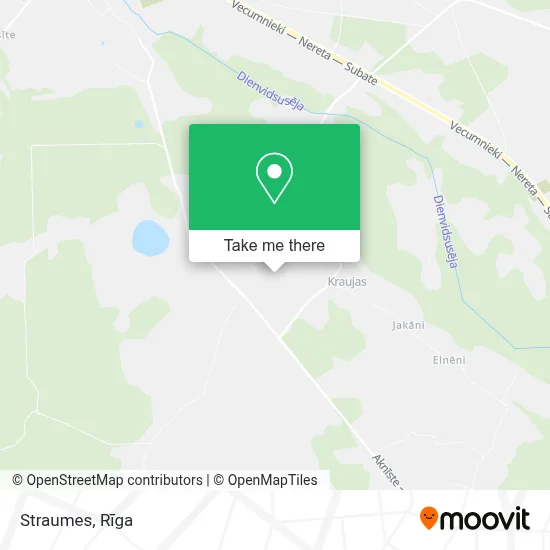 Straumes map