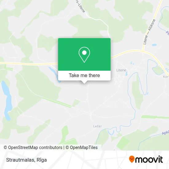 Strautmalas map