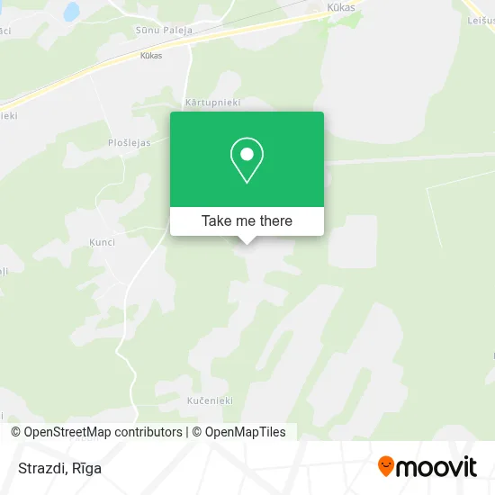 Strazdi map