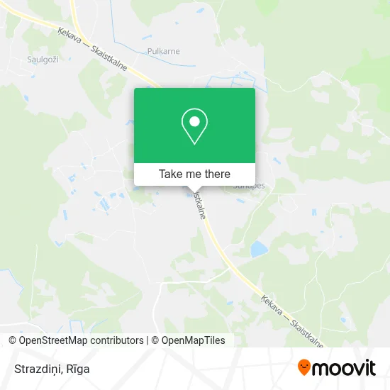 Strazdiņi map