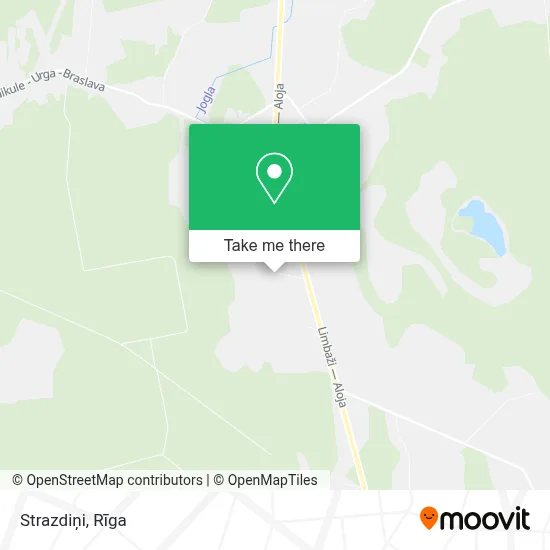 Strazdiņi map