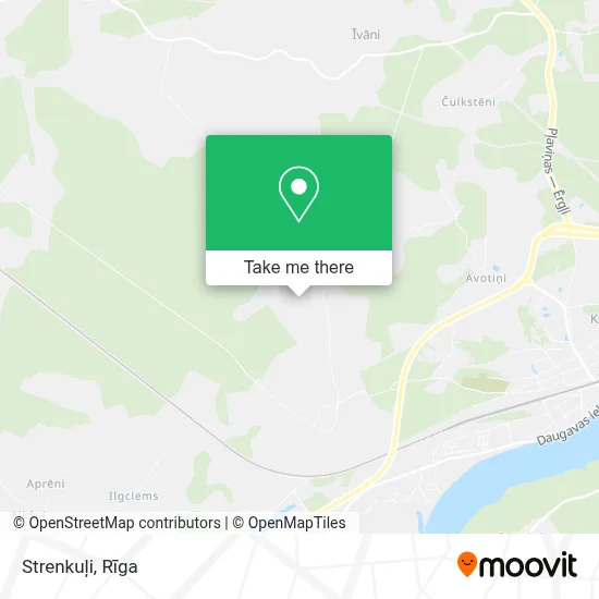 Strenkuļi map