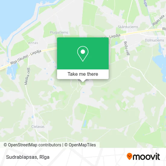 Sudrablapsas map