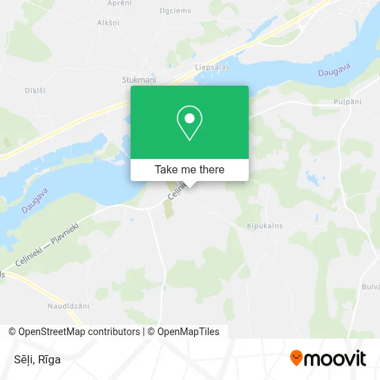Sēļi map