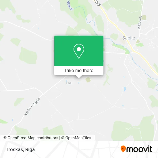Troskas map