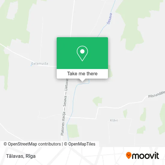 Tālavas map