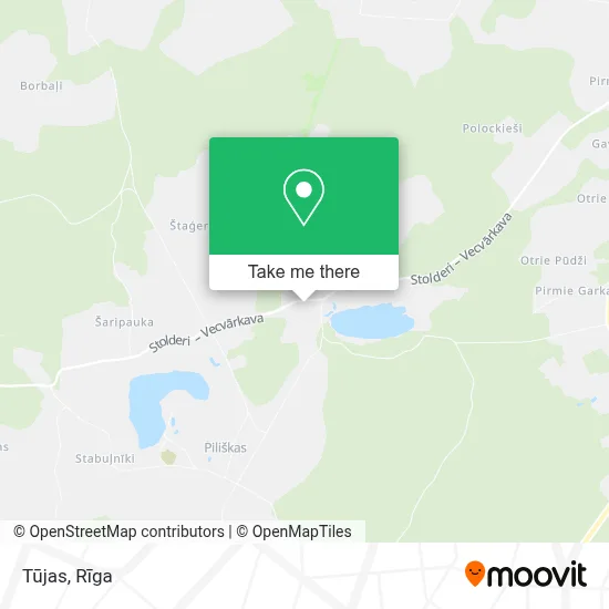 Tūjas map