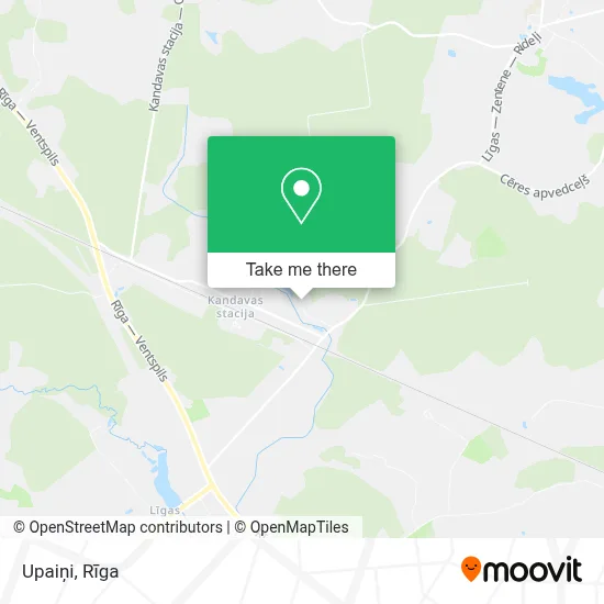 Upaiņi map