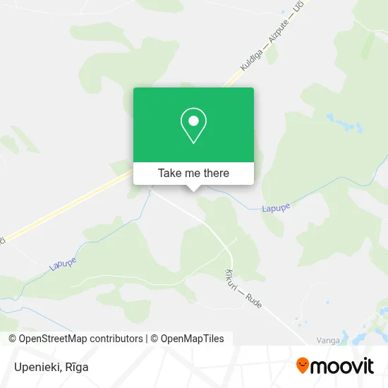 Upenieki map