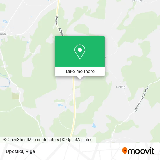 Upeslīči map