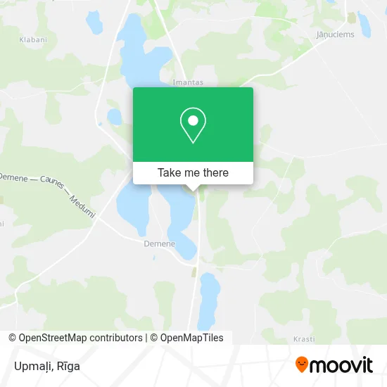 Upmaļi map