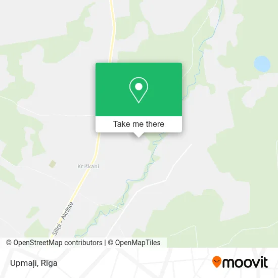 Upmaļi map