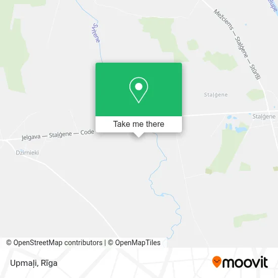 Upmaļi map