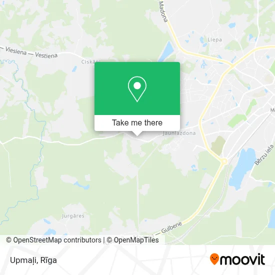Upmaļi map
