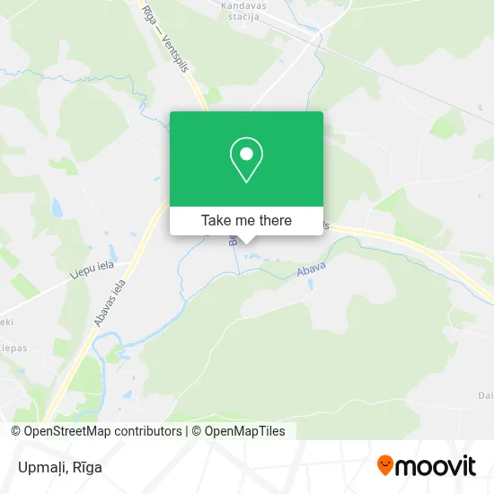Upmaļi map