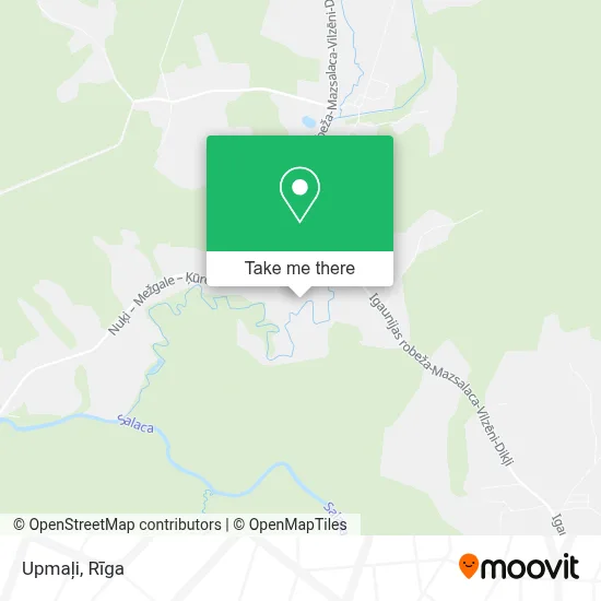 Upmaļi map