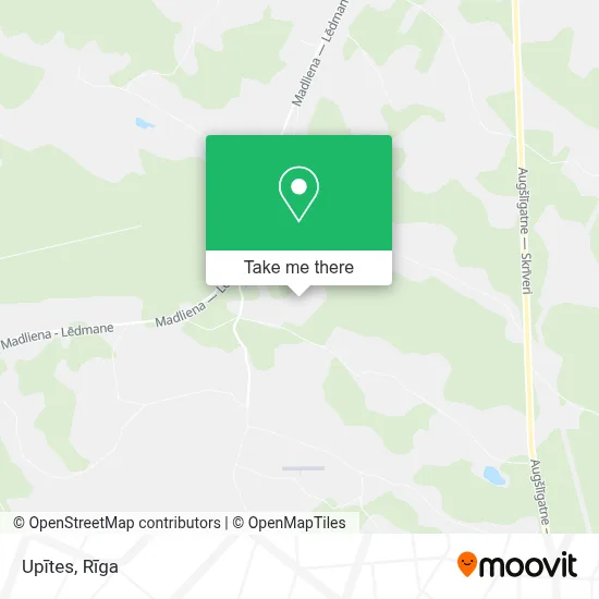 Upītes map