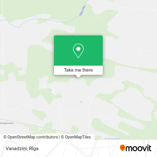 Vanadziņi map