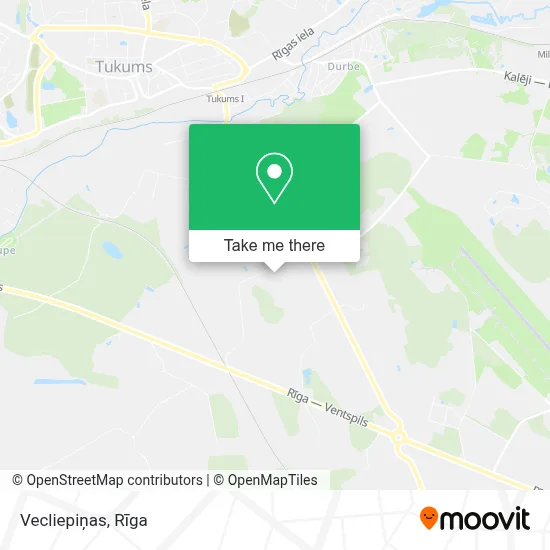 Vecliepiņas map