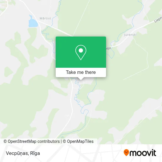 Vecpūņas map