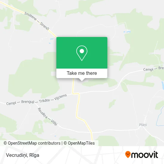 Vecrudiņi map