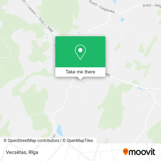 Vecsētas map