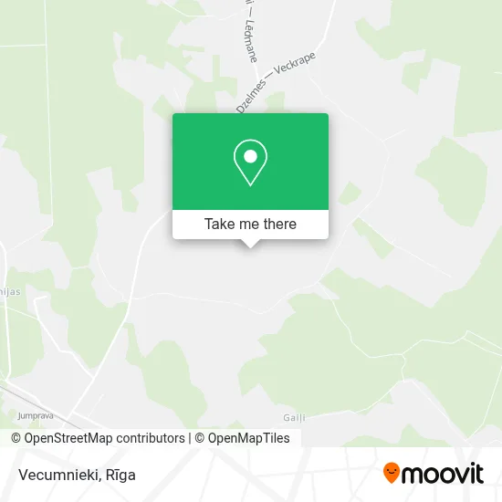 Vecumnieki map