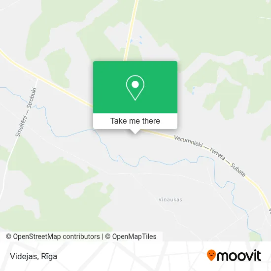 Videjas map