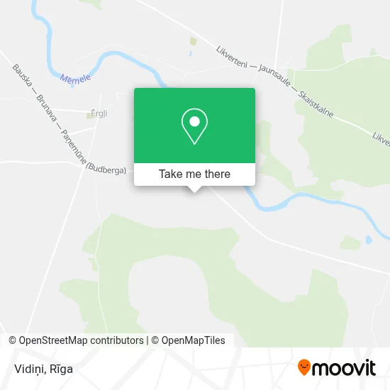 Vidiņi map