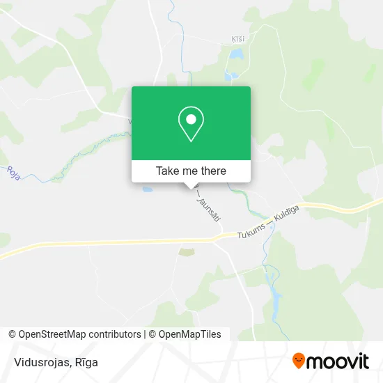 Vidusrojas map