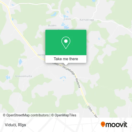 Viduči map