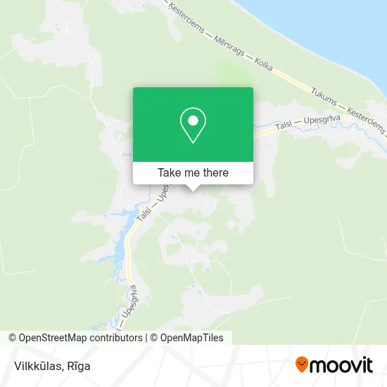 Vilkkūlas map