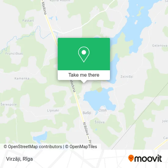 Virzāji map