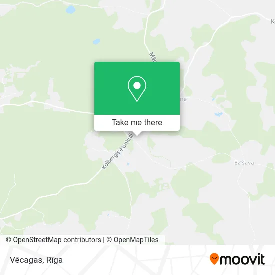 Vēcagas map
