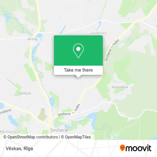 Vēskas map