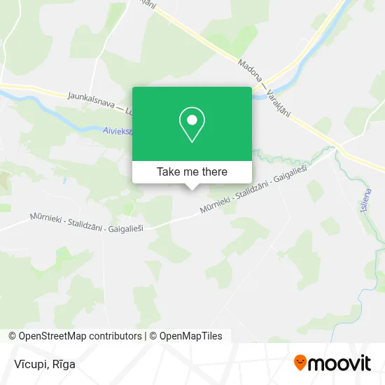 Vīcupi map