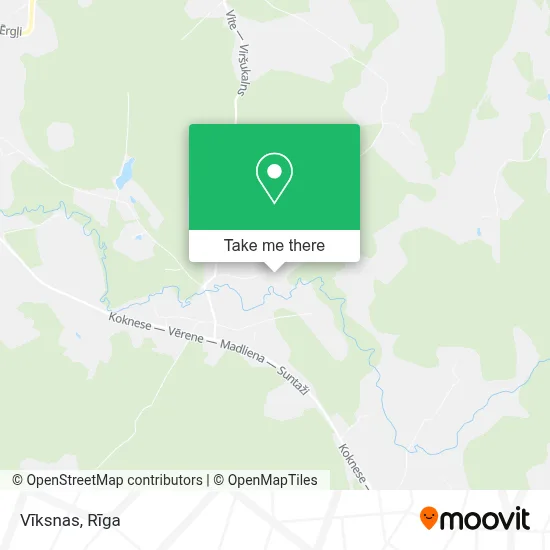 Vīksnas map