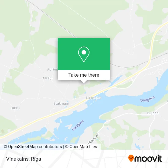 Vīnakalns map