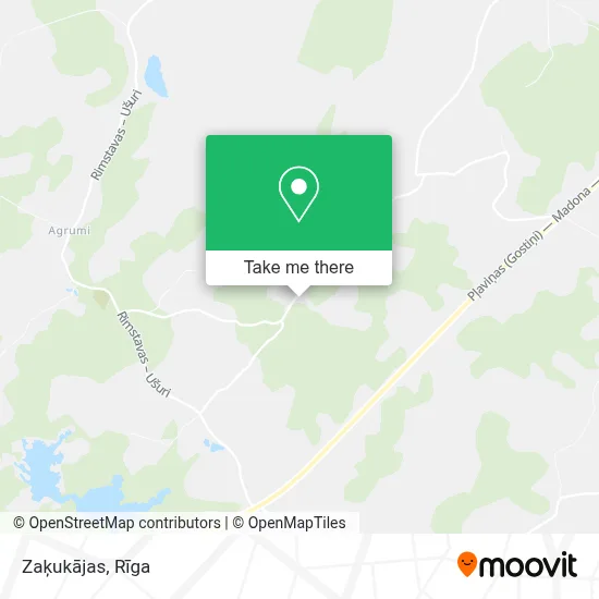 Zaķukājas map