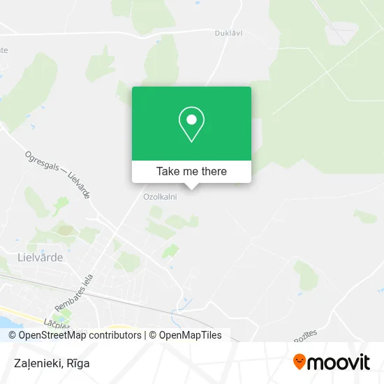 Zaļenieki map