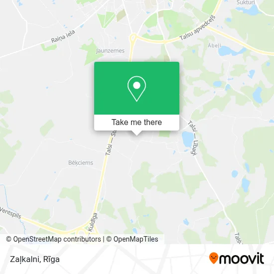 Zaļkalni map